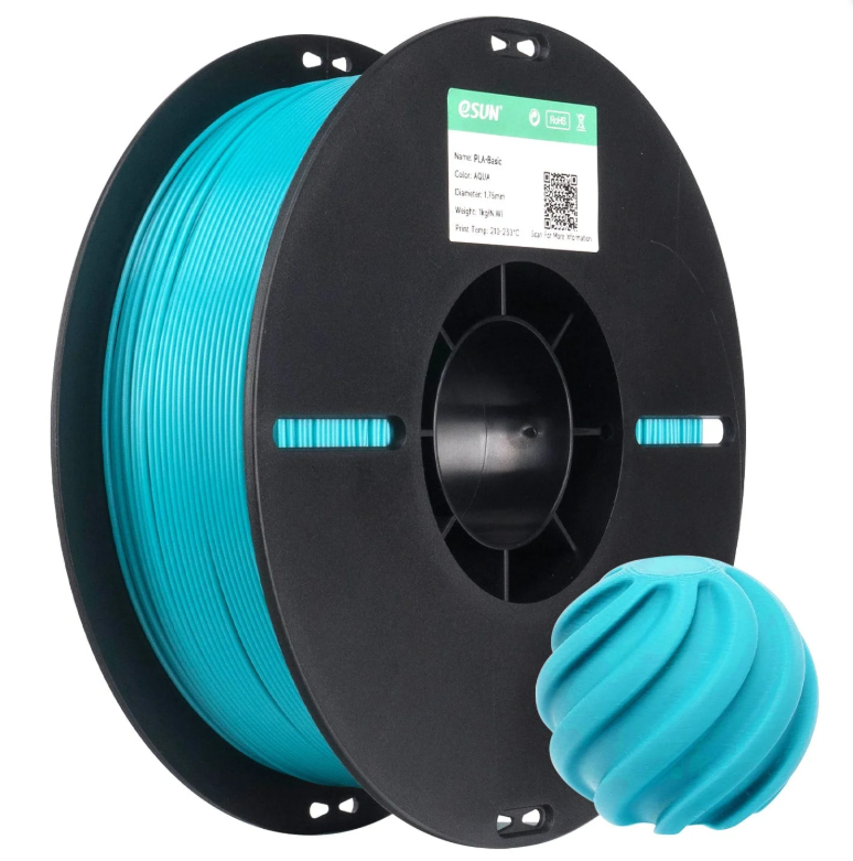 eSun PLA Basic Aqua Filament 1.75mm 1 Kg