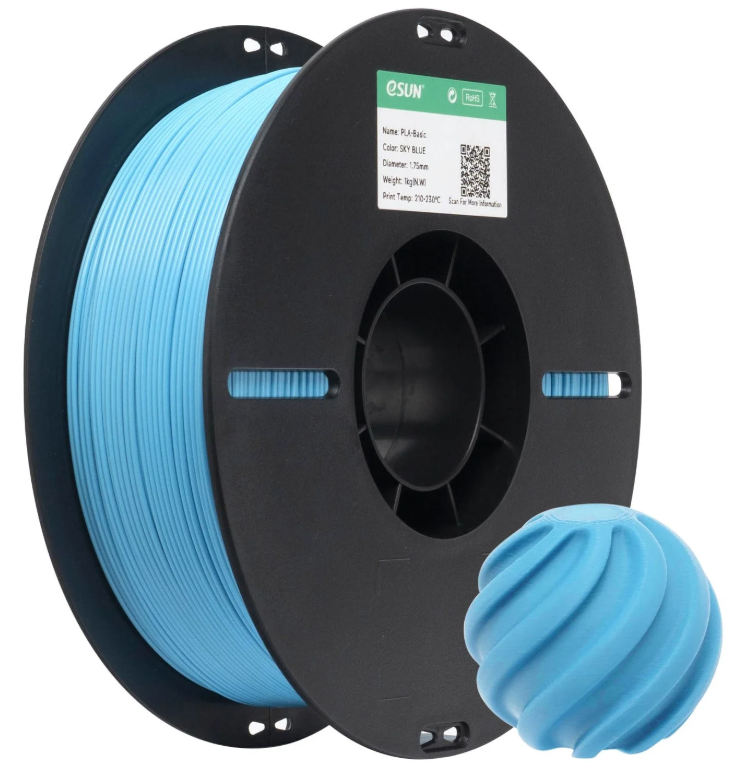 eSun PLA Basic Gökyüzü Mavisi Filament 1.75mm 1 Kg