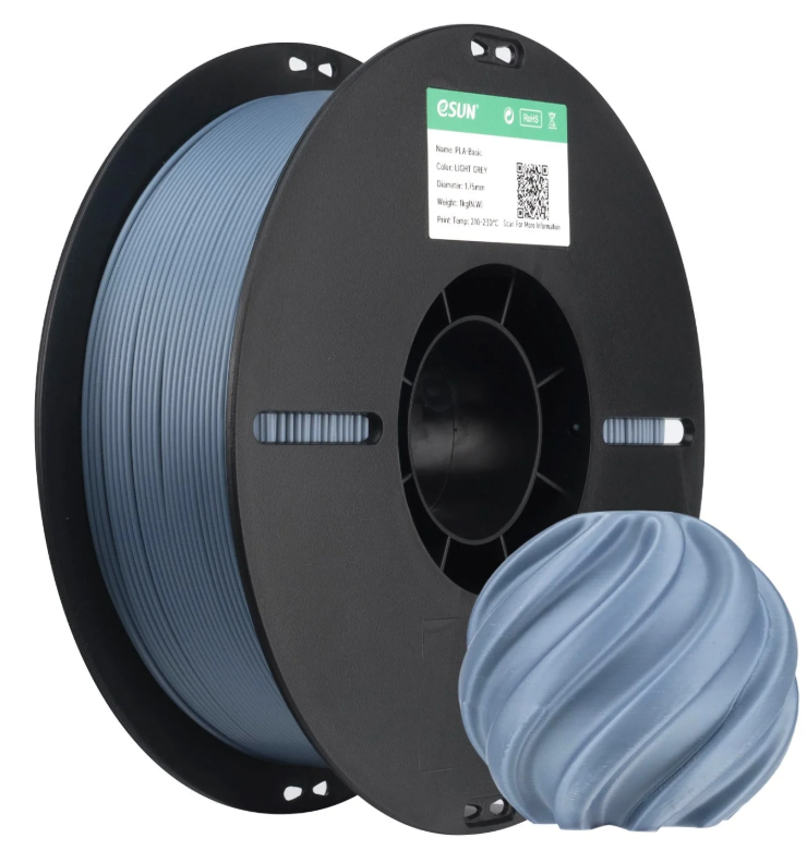 eSun PLA Basic Gri Filament 1.75mm 1 Kg