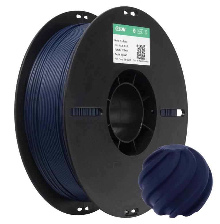 eSun PLA Basic Koyu Mavi Filament 1.75mm 1 Kg