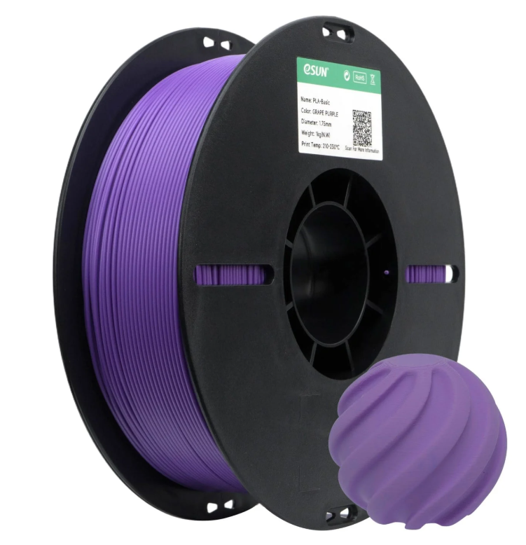 eSun PLA Basic Üzüm Moru Filament 1.75mm 1 Kg