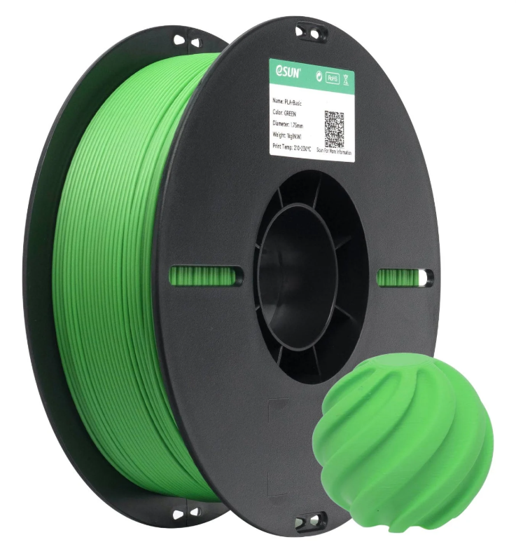 eSun PLA Basic Yeşil Filament 1.75mm 1 Kg