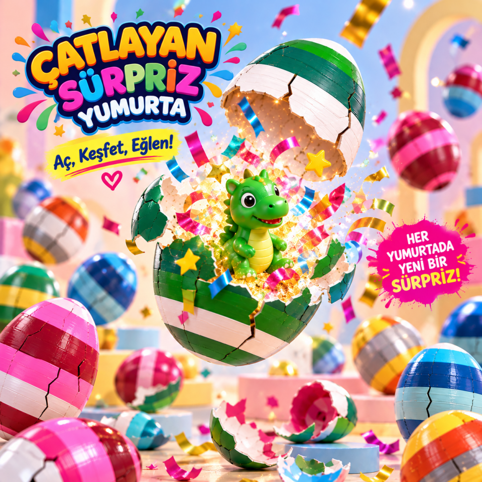 Çatlayan Sürpriz Yumurta - Lina Toys