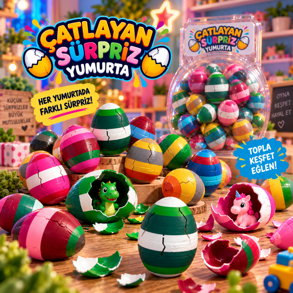 Çatlayan Sürpriz Yumurta - Lina Toys