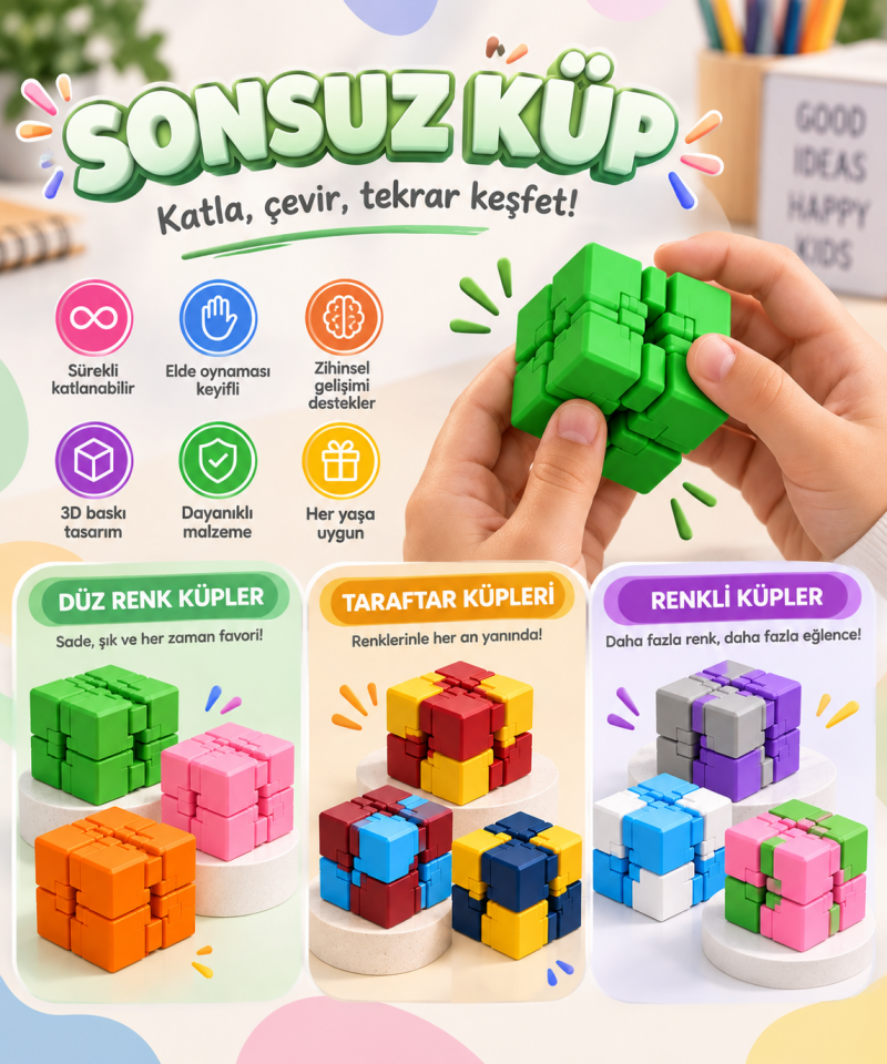 Sonsuz Küp - Infinity Cube - Lina Toys