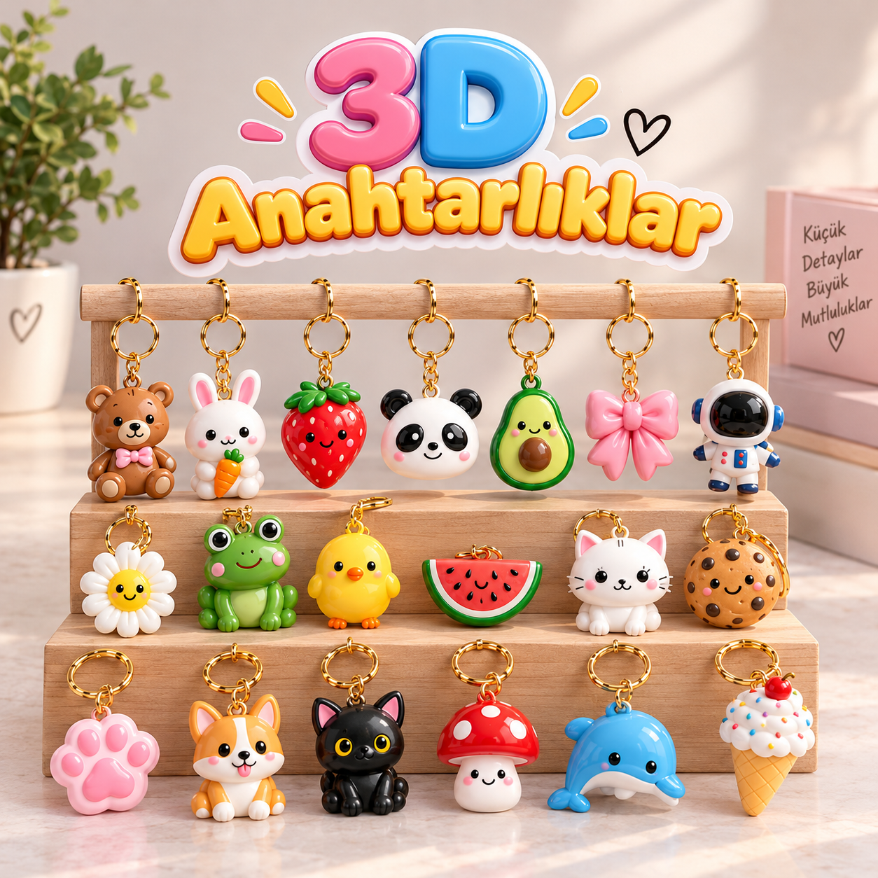 Anahtarlık - Karışık Model - Lina Toys