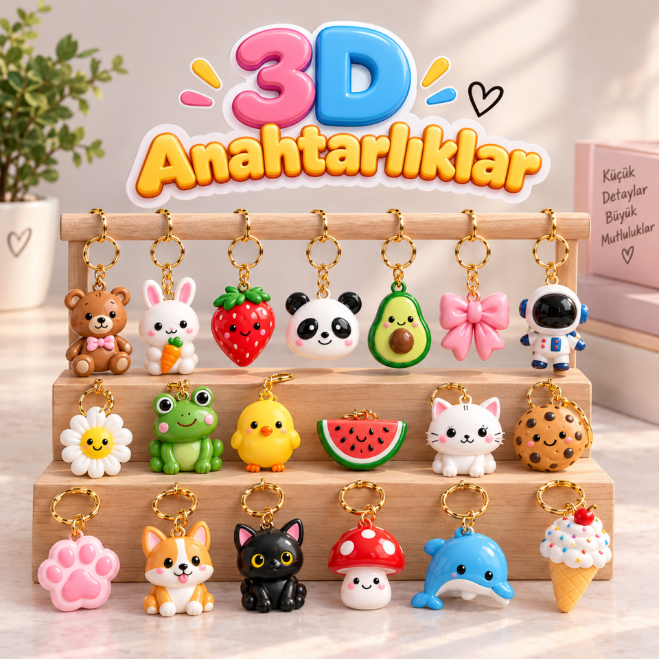 Anahtarlık - Karışık Model - Lina Toys