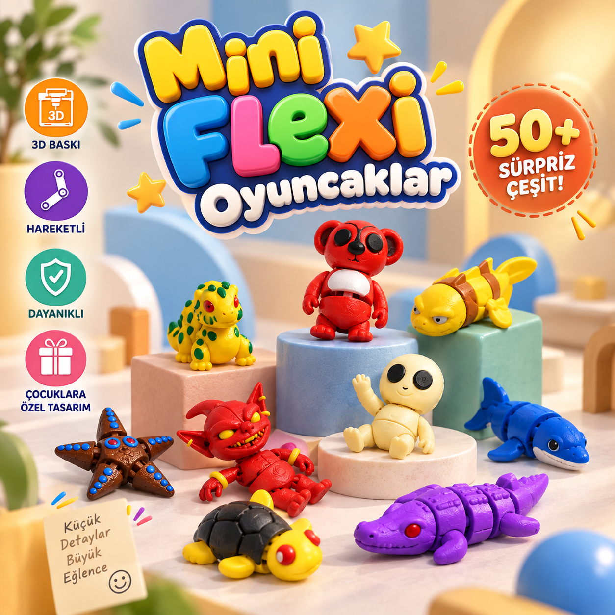 Mini Flexi Figürler - Lina Toys