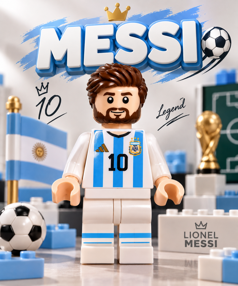 Futbolcu Lego 3D - Lina Toys
