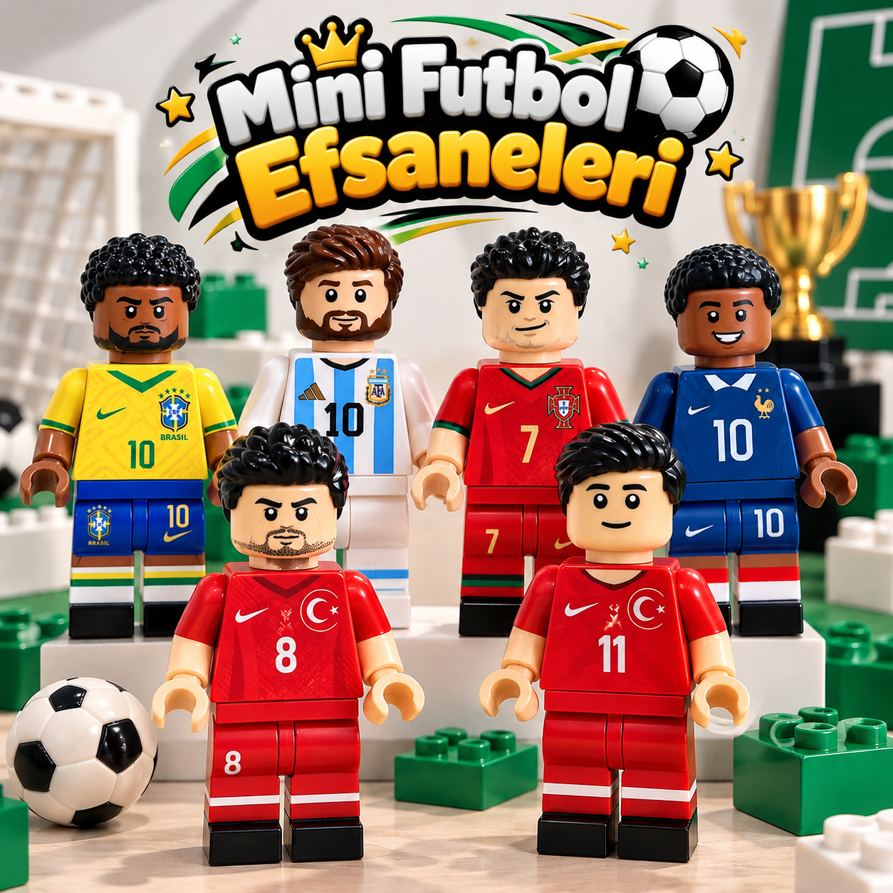 Futbolcu Lego 3D - Lina Toys