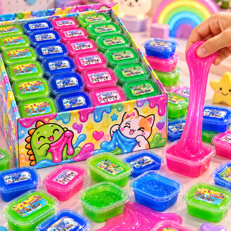 Mini Mix Slime - 18g - Pofuduk Slime Hamuru