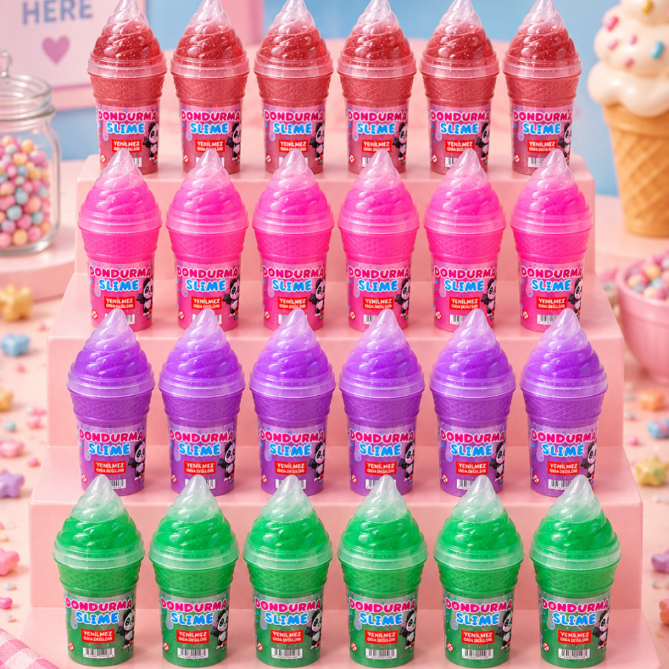 Dondurma Slime - 60g - Pofuduk Slime Hamuru