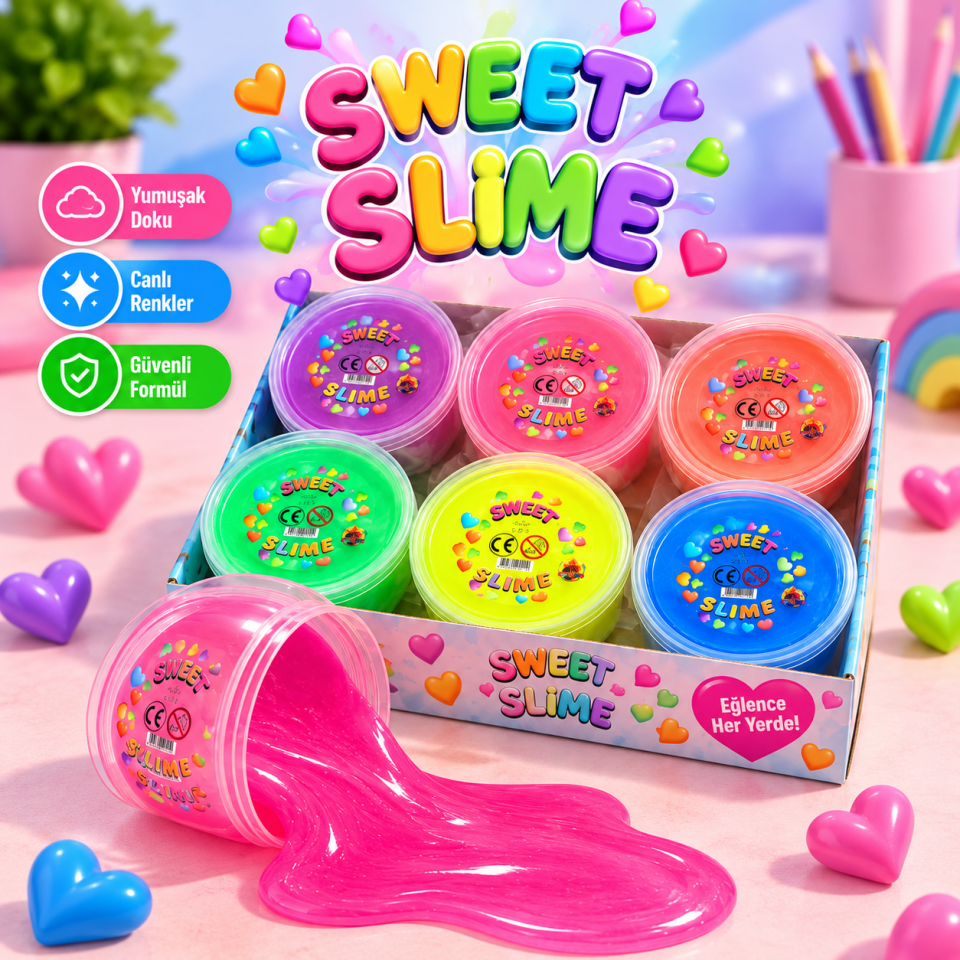 Sweet Slime - 110g - Pofuduk Slime Hamuru