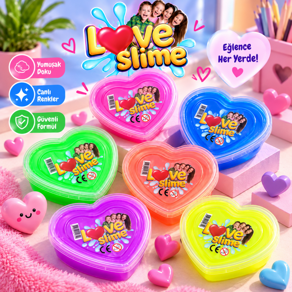 Love Slime - 125g - Pofuduk Slime Hamuru
