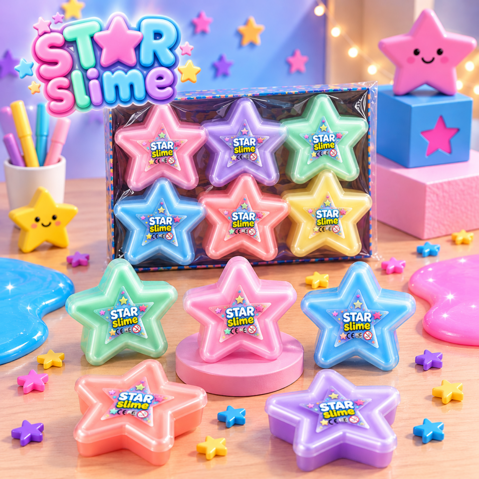 Star Slime - 100g - Pofuduk Slime Hamuru
