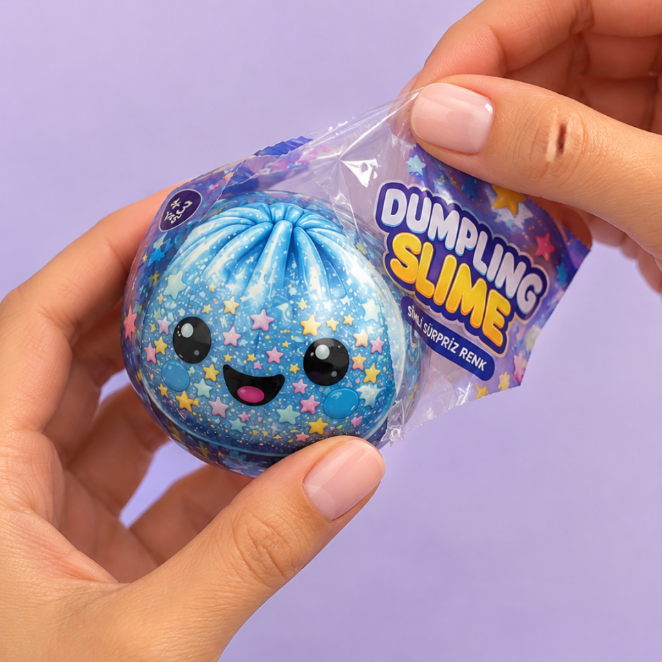 Dumpling Ball Slime - 70g - Pofuduk Slime Hamuru
