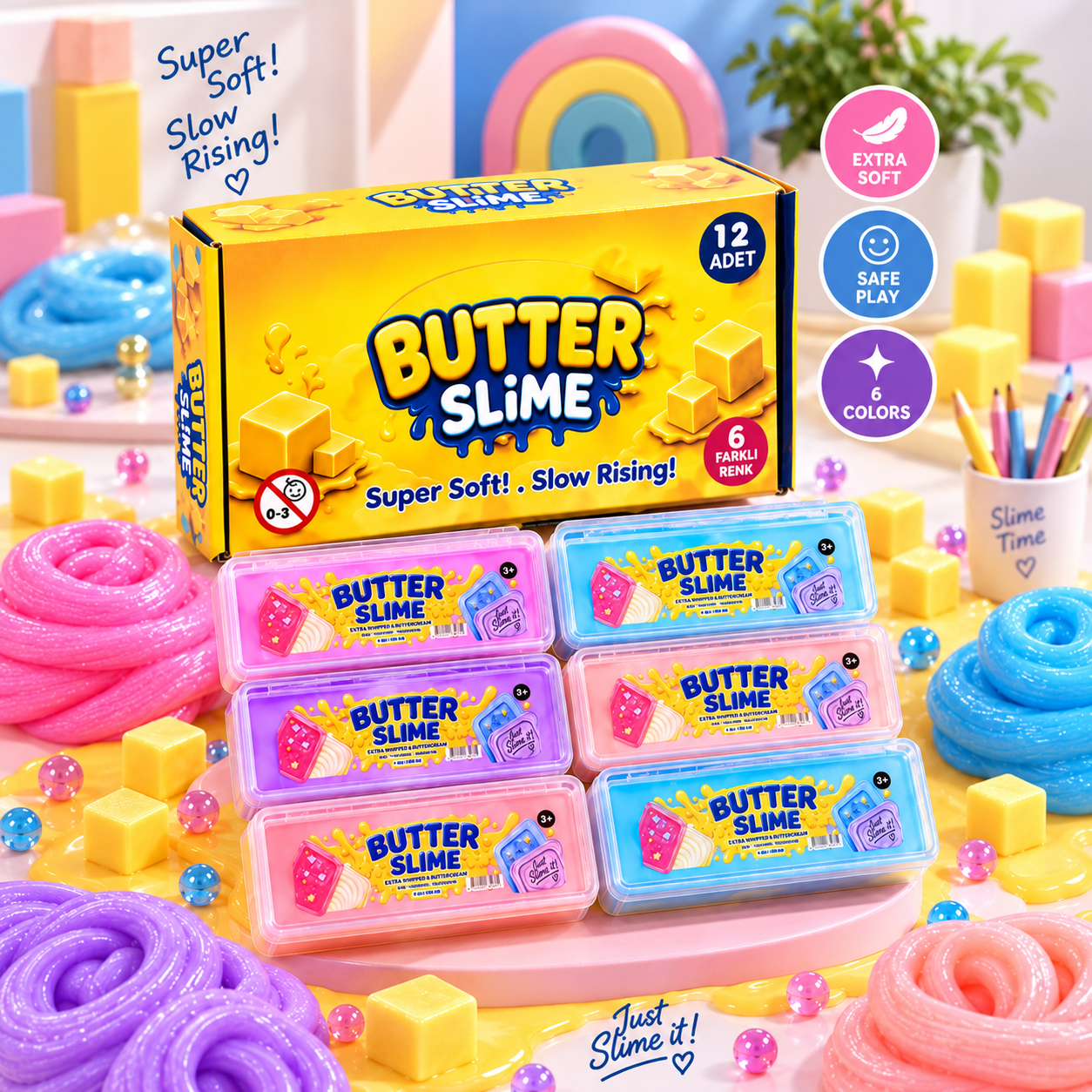 Butter Slime - 100g - Pofuduk Slime Hamuru